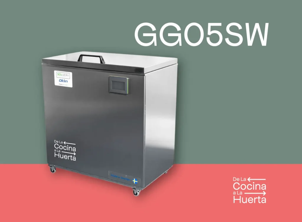 GG05SW: La nova màquina de compostatge per a restaurants GG05SW: la nueva máquina de compostaje para restaurantes, residencias y colegios