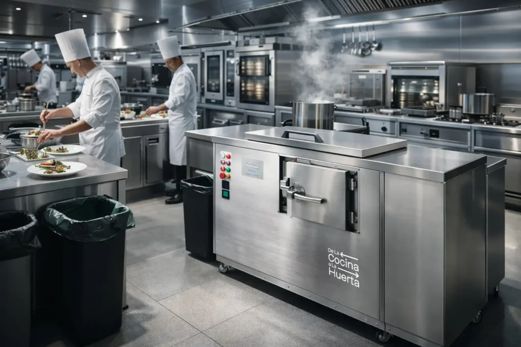 Cada vez más restaurantes apuestan por el compostaje in situ Por qué cada vez más cocinas profesionales apuestan por el compostaje in situ